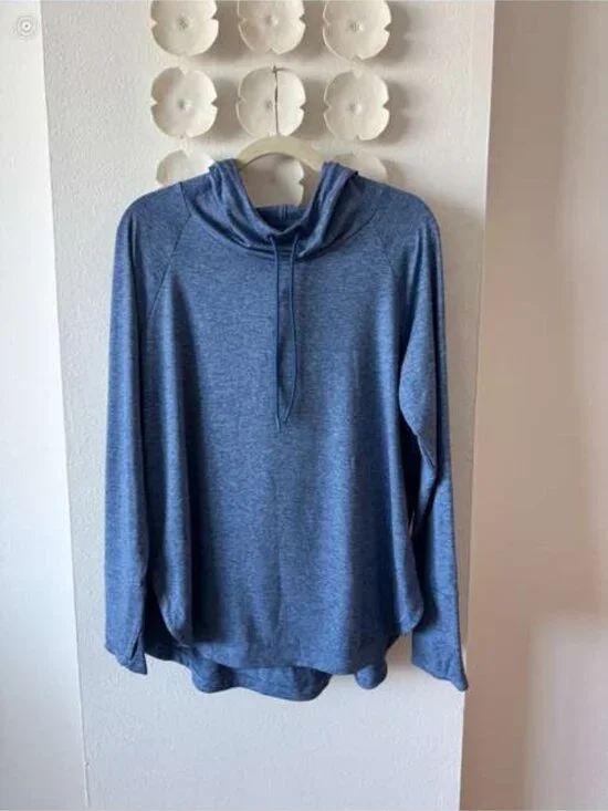 Athleta Blue Lightweight Hoodie – Size XL - Picture 3 of 7